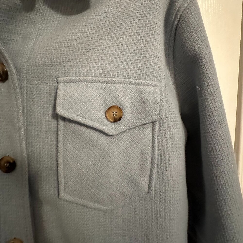 Light Blue Shacket - Picture 3 of 6